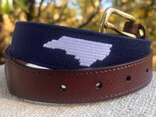 North Carolina Needlepoint Belt - The Tar Heel State