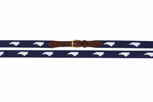 North Carolina Needlepoint Belt - The Tar Heel State